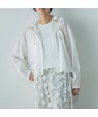 【メイソングレイ/MAYSON GREY】の叶えるフーディシャツブルゾン≪洗濯機で洗える≫ ホワイト|ID: prp329100004554287 ipo3291000000032294374