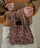 【チャオパニックティピー/CIAOPANIC TYPY】のカラビナ付きスパンコールBAG ブラウン|ID: prp329100004554338 ipo3291000000032265962
