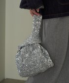 【チャオパニックティピー/CIAOPANIC TYPY】のカラビナ付きスパンコールBAG シルバー|ID: prp329100004554338 ipo3291000000032265965