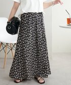 【ディスコート/Discoat】の花柄フレアスカート 人気、トレンドファッション・服の通販 founy(ファニー) ファッション Fashion レディースファッション WOMEN スカート Skirt Aライン/フレアスカート Flared A-Line Skirts フレア Flare thumbnail ブラック|ID: prp329100004554424 ipo3291000000032291219
