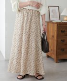 【ディスコート/Discoat】の花柄フレアスカート 人気、トレンドファッション・服の通販 founy(ファニー) ファッション Fashion レディースファッション WOMEN スカート Skirt Aライン/フレアスカート Flared A-Line Skirts フレア Flare thumbnail ベージュ|ID: prp329100004554424 ipo3291000000032291222