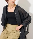 【ジャーナルスタンダード レリューム/JOURNAL STANDARD relume】の《追加2》Vis/Polyスクエアネックリブタンクトップ 人気、トレンドファッション・服の通販 founy(ファニー) ファッション Fashion レディースファッション Fashion for Women 2025年 2025 2025春夏・S/S Spring/Summer 2025 SS25 thumbnail ブラック|ID: prp329100004554456 ipo3291000000033491839