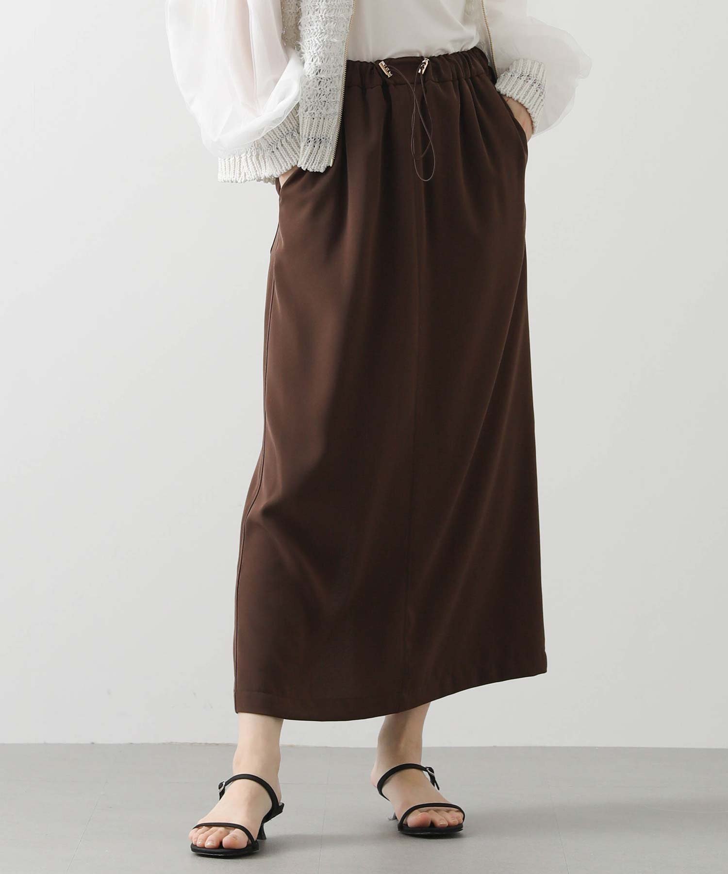 【グレディブリリアン/Gready Brilliant】のEドロストスカート インテリア・キッズ・メンズ・レディースファッション・服の通販 founy(ファニー) 　ファッション　Fashion　レディースファッション　Fashion for Women　スカート　Skirts　おすすめ　Recommended / Our Picks　シアー　Sheer, See-Through　ポケット　Pocket, Pocket Detail　ミリタリー　Military, Army Style　楽ちん　Easy Fit, Comfortable　軽量　Lightweight, Ultra Light　BRW|ID: prp329100004554478 ipo3291000000032750941