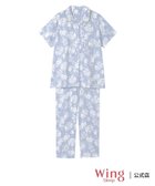 【ウィング/Wing】のウイング パジャマ 5分袖 半袖 長ズボン 綿100%(本体) 楊柳素材 BU|ID: prp329100004554531 ipo3291000000032689958