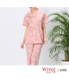 【ウィング/Wing】のウイング パジャマ 5分袖 半袖 長ズボン 綿100%(本体) 楊柳素材 RE|ID: prp329100004554531 ipo3291000000032689961