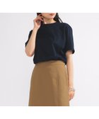 【デミルクス ビームス/Demi-Luxe BEAMS】のSLOANE / コットン天竺 Tシャツ 人気、トレンドファッション・服の通販 founy(ファニー) ファッション Fashion レディースファッション Fashion for Women トップス・カットソー Cut & Sew Tops シャツ・ブラウス・オフィスカジュアル Elegant Blouses & Button-Ups ロングTシャツ・Tシャツ Longline T-Shirts & Tees インナー Innerwear シンプル Simple, Minimal ジャケット Jacket, Outerwear フィット Fit, Slim Fit ベーシック Basic, Essential エレガント 上品 Elegant 夏 Summer thumbnail NAVY|ID: prp329100004554550 ipo3291000000033119242