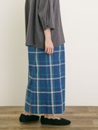 【サマンサモスモス/Samansa Mos2】の【UVカット】チェック柄ナロースカート 人気、トレンドファッション・服の通販 founy(ファニー) ファッション Fashion レディースファッション Fashion for Women スカート Skirts ガーリー Girly, Feminine Style チェック Check, Plaid, Tartan thumbnail ブルー|ID: prp329100004554558 ipo3291000000032725590