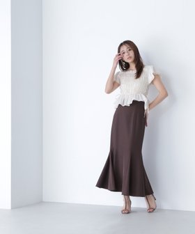 【ナチュラル ビューティー ベーシック/NATURAL BEAUTY BASIC】のヘム切替マーメイドスカート 人気、トレンドファッション・服の通販 founy(ファニー) ファッション Fashion レディースファッション Fashion for Women スカート Skirts マーメイド Mermaid, Fishtail Silhouette 切替 Switching, Contrast Panel |ID:prp329100004554571