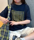 【チャオパニックティピー/CIAOPANIC TYPY】の【UNISEX】【全12色展開】メッセージプリント半袖Tee ネイビー|ID: prp329100004554574 ipo3291000000033835696