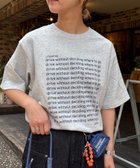 【チャオパニックティピー/CIAOPANIC TYPY】の【UNISEX】【全12色展開】メッセージプリント半袖Tee ライトグレー|ID: prp329100004554574 ipo3291000000033835702