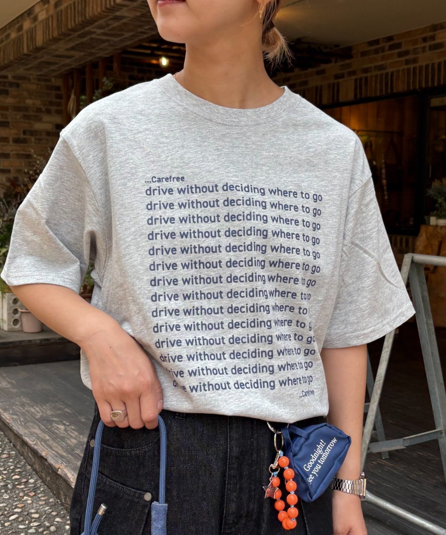 【チャオパニックティピー/CIAOPANIC TYPY】の【UNISEX】【全12色展開】メッセージプリント半袖Tee インテリア・キッズ・メンズ・レディースファッション・服の通販 founy(ファニー) 　ファッション　Fashion　レディースファッション　Fashion for Women　トップス・カットソー　Cut & Sew Tops　インナー　Innerwear　スラックス　Slacks, Dress Pants　デニム　Denim, Jeans Material　フロント　Front, Front Design　プリント　Print, Printed Pattern　半袖　Short Sleeve, Half Sleeve　ユニセックス　Unisex, Genderless　ワイド　Wide, Wide Fit　プチプライス・低価格　Affordable / Budget Price　おすすめ　Recommended / Our Picks　夏　Summer　ライトグレー|ID: prp329100004554574 ipo3291000000033835702