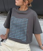 【チャオパニックティピー/CIAOPANIC TYPY】の【UNISEX】【全12色展開】メッセージプリント半袖Tee チャコールグレー|ID: prp329100004554574 ipo3291000000033835705