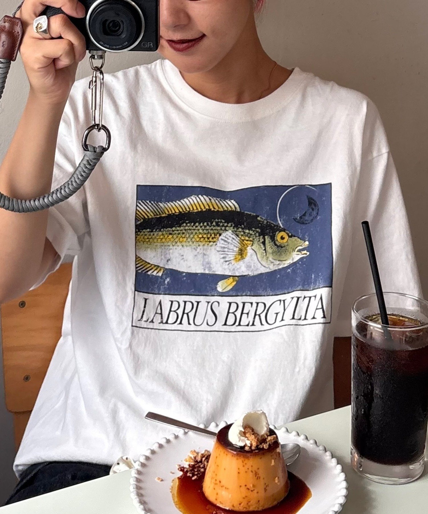 【チャオパニックティピー/CIAOPANIC TYPY】の【UNISEX】レトロ魚TEE インテリア・キッズ・メンズ・レディースファッション・服の通販 founy(ファニー) 　ファッション　Fashion　レディースファッション　Fashion for Women　ユニセックス　Unisex, Genderless　おすすめ　Recommended / Our Picks　カーゴパンツ　Cargo Pants, Utility Pants　ジャケット　Jacket, Outerwear　スラックス　Slacks, Dress Pants　デニム　Denim, Jeans Material　プチプライス・低価格　Affordable / Budget Price　プリント　Print, Printed Pattern　ホワイト|ID: prp329100004554578 ipo3291000000033489919