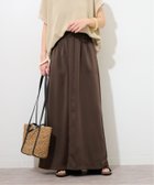 【ジャーナルスタンダード レリューム/JOURNAL STANDARD relume】のヴィンテージサテンベイカースカート ブラウン|ID: prp329100004554579 ipo3291000000032699610