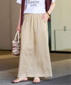 【ジャーナルスタンダード レリューム/JOURNAL STANDARD relume】のヴィンテージサテンベイカースカート ベージュ|ID: prp329100004554579 ipo3291000000032699612