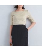 【その他のブランド/Other】のブライトリブ スクエア ネック プルオーバー カットソー NATURAL|ID: prp329100004554634 ipo3291000000032294117