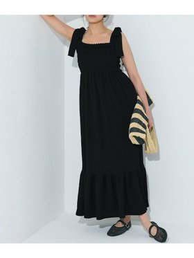 【コカ/COCA】のシボシャーリングリボンワンピース 人気、トレンドファッション・服の通販 founy(ファニー) ファッション Fashion レディースファッション Ladies' Fashion Online ワンピース Dress ギャザー Gather 切替 Switching サンダル Sandals シャーリング Shirring シンプル Simple スニーカー Sneakers タンク Tank フィット Fit フラット Flat フレア Flare ポケット Pocket リボン Ribbon 旅行 Travel |ID:prp329100004554670