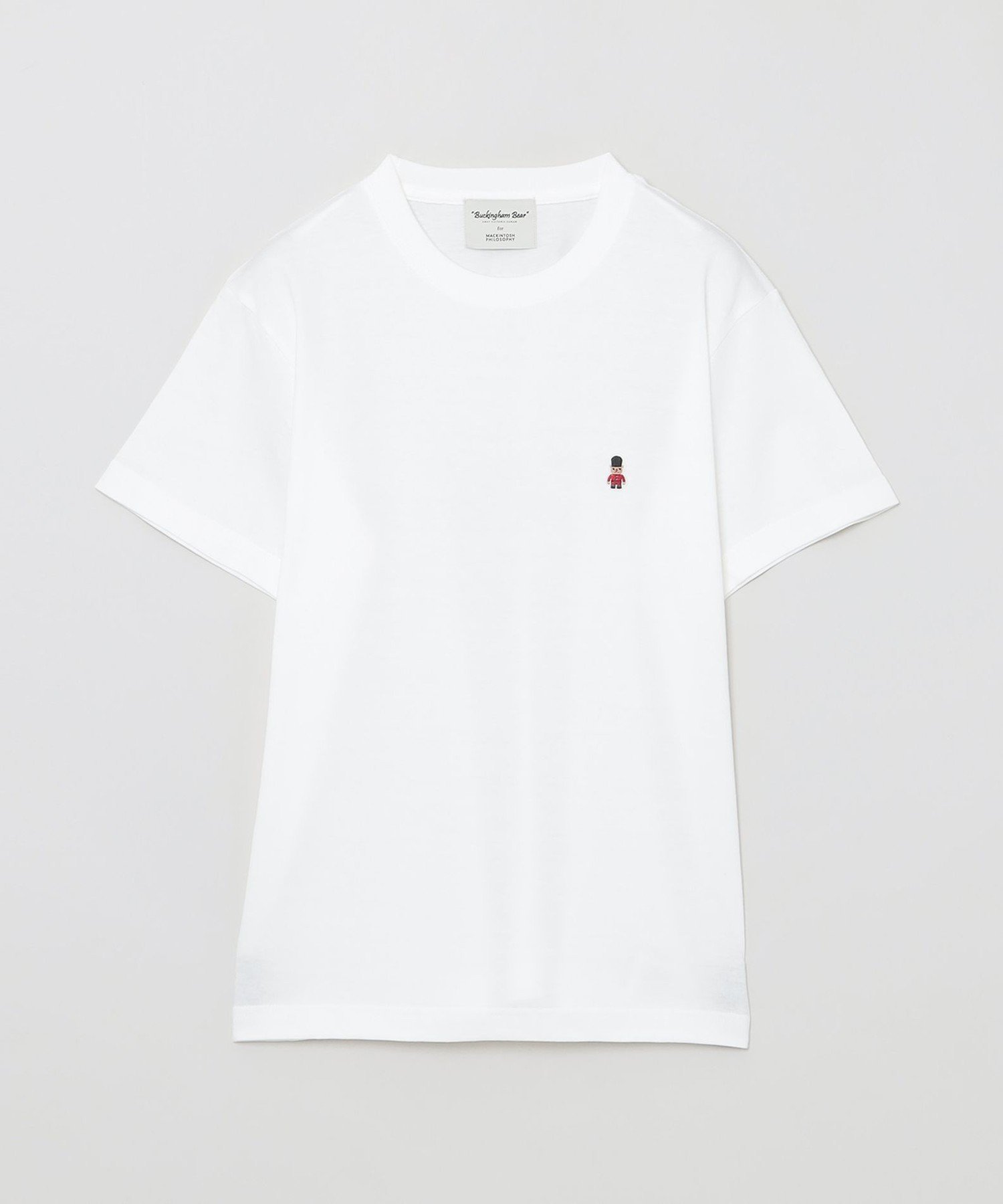 【マッキントッシュ フィロソフィー/MACKINTOSH PHILOSOPHY】の【WEB 一部店舗限定】バッキンガムベア ワッペンT インテリア・キッズ・メンズ・レディースファッション・服の通販 founy(ファニー) 　ファッション　Fashion　レディースファッション　WOMEN　おすすめ　Recommend　ストレッチ　Stretch　ロンドン　London　ワンポイント　One Point　半袖　Short Sleeve　夏　Summer　春　Spring　秋　Autumn/Fall　オフホワイト|ID: prp329100004554678 ipo3291000000032518952