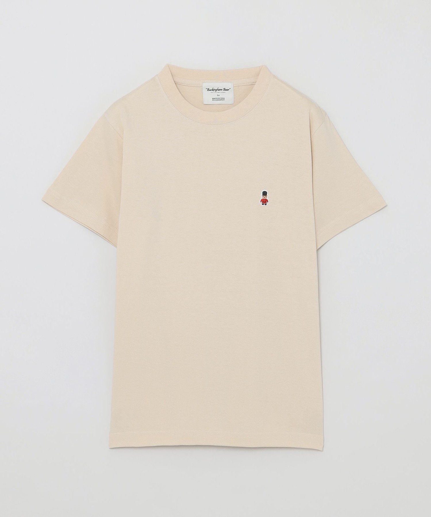 【マッキントッシュ フィロソフィー/MACKINTOSH PHILOSOPHY】の【WEB 一部店舗限定】バッキンガムベア ワッペンT インテリア・キッズ・メンズ・レディースファッション・服の通販 founy(ファニー) 　ファッション　Fashion　レディースファッション　WOMEN　おすすめ　Recommend　ストレッチ　Stretch　ロンドン　London　ワンポイント　One Point　半袖　Short Sleeve　夏　Summer　春　Spring　秋　Autumn/Fall　サンドベージュ|ID: prp329100004554678 ipo3291000000032518964