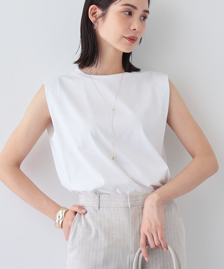 【インディヴィ/INDIVI】の【洗える】きれいめノースリーブトップス 人気、トレンドファッション・服の通販 founy(ファニー) 　ファッション　Fashion　レディースファッション　WOMEN　トップス・カットソー　Tops/Tshirt　キャミソール / ノースリーブ　No Sleeves　おすすめ　Recommend　インナー　Inner　キャミソール　Camisole　ジャケット　Jacket　スーピマ　Supima　タンク　Tank　ノースリーブ　No Sleeve　ボーダー　Border　ワイド　Wide　夏　Summer　洗える　Washable　ビジネス 仕事 通勤　Business　 other-1|ID: prp329100004554690 ipo3291000000032372055