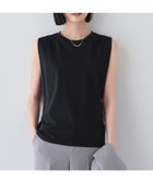 【インディヴィ/INDIVI】の【洗える】きれいめノースリーブトップス 人気、トレンドファッション・服の通販 founy(ファニー) ファッション Fashion レディースファッション WOMEN トップス・カットソー Tops/Tshirt キャミソール / ノースリーブ No Sleeves おすすめ Recommend インナー Inner キャミソール Camisole ジャケット Jacket スーピマ Supima タンク Tank ノースリーブ No Sleeve ボーダー Border ワイド Wide 夏 Summer 洗える Washable ビジネス 仕事 通勤 Business thumbnail ブラック|ID: prp329100004554690 ipo3291000000032372058