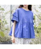【ニコアンド/niko and】のフリル切り替えペプラムTシャツ ラベンダー95|ID: prp329100004554706 ipo3291000000032642259