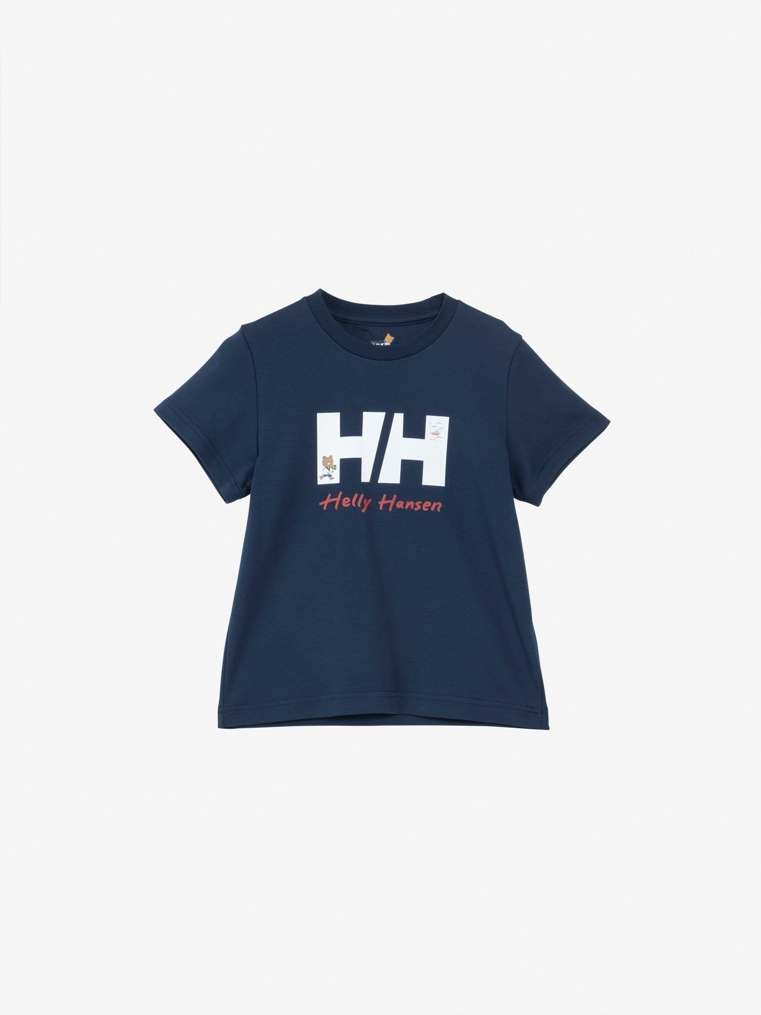 【ヘリーハンセン/HELLY HANSEN / KIDS】のショートスリーブ ロゴヘリーベアティー(キッズ) インテリア・キッズ・メンズ・レディースファッション・服の通販 founy(ファニー) 　ファッション　Fashion　キッズファッション　KIDS Children’s Clothing　おすすめ　Recommend　なめらか　Smooth　コレクション　Collection　ショート　Short　ストレッチ　Stretch　スリーブ　Sleeve　プリント　Print　ベビー　Baby　抗菌　Antibacterial　オーシャンネイビー|ID: prp329100004554717 ipo3291000000032654438
