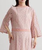 【ラナン/Ranan】の袖スリットレースワンピ 人気、トレンドファッション・服の通販 founy(ファニー) ファッション Fashion レディースファッション WOMEN ワンピース Dress ストレート Straight スリット Slit レース Race thumbnail ピンク|ID: prp329100004554815 ipo3291000000032192129
