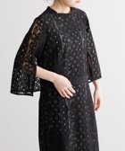 【ラナン/Ranan】の袖スリットレースワンピ 人気、トレンドファッション・服の通販 founy(ファニー) ファッション Fashion レディースファッション WOMEN ワンピース Dress ストレート Straight スリット Slit レース Race thumbnail ブラック|ID: prp329100004554815 ipo3291000000032192130
