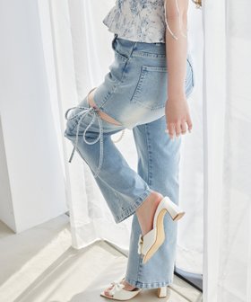【ナイスクラップ/NICE CLAUP】のサイドあき美脚ストレッチデニム 人気、トレンドファッション・服の通販 founy(ファニー) ファッション Fashion レディースファッション WOMEN ストレッチ Stretch デニム Denim |ID:prp329100004554838