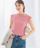 【アーバンリサーチ ロッソ/URBAN RESEARCH ROSSO】のクールタッチスーピマコットンフレンチTシャツ 人気、トレンドファッション・服の通販 founy(ファニー) ファッション Fashion レディースファッション Fashion for Women トップス・カットソー Cut & Sew Tops シャツ・ブラウス・オフィスカジュアル Elegant Blouses & Button-Ups ロングTシャツ・Tシャツ Longline T-Shirts & Tees 2025年 2025 2025春夏・S/S Spring/Summer 2025 SS25 インナー Innerwear サロペット Overalls, Salopette シンプル Simple, Minimal ジャケット Jacket, Outerwear スリーブ Sleeve, Long Sleeve / Short Sleeve フレンチ French, French Style 今季 This Season, Current Season 夏 Summer S/S・春夏 SS, Spring/Summer, Warm Season thumbnail PINK|ID: prp329100004554850 ipo3291000000033317926