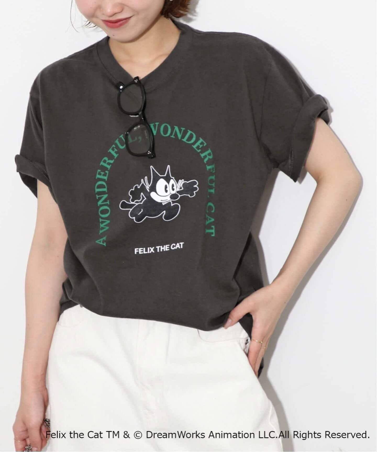 【スローブ イエナ/SLOBE IENA】の《WEB限定/追加2》BALMYDAYS / バルミーデイズ SLOBE別注 FELIX TEE インテリア・キッズ・メンズ・レディースファッション・服の通販 founy(ファニー) 　ファッション　Fashion　レディースファッション　WOMEN　別注　Special Order　ブラック|ID: prp329100004554871 ipo3291000000032428895