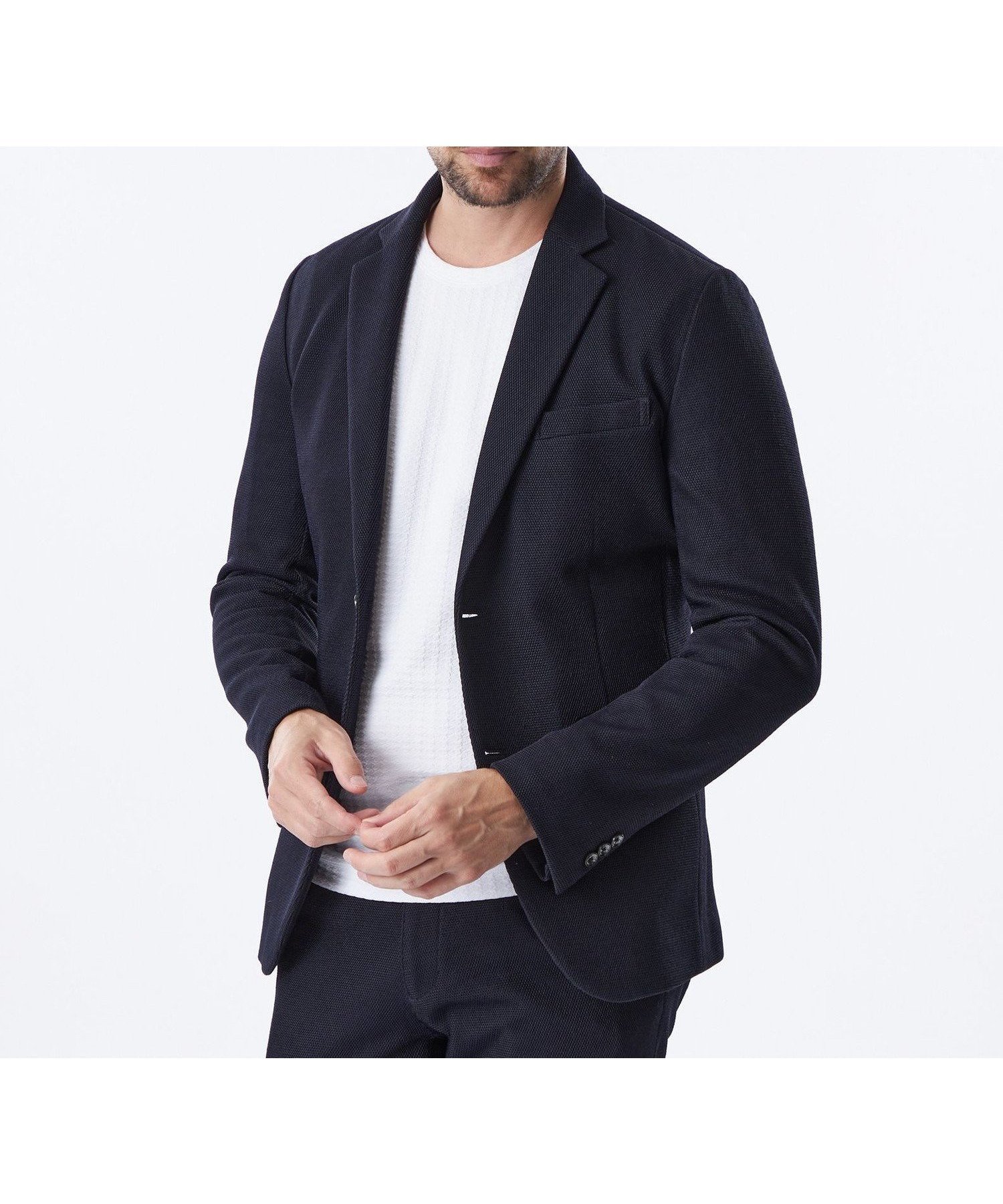 【その他のブランド/Other】の【セットアップ】ラッセルカジュアルジャケット 人気、トレンドファッション・服の通販 founy(ファニー) 　ファッション　Fashion　メンズファッション　Fashion for Men　セットアップ　Matching Sets　ジャケット　Jacket, Outerwear　ストレッチ　Stretch, Stretchy Fabric　セットアップ　Set-Up, Coordinated Outfit　ラッセル　Raschel, Raschel Lace　春　Spring　A/W・秋冬　Autumn/Winter　 other-1|ID: prp329100004554883 ipo3291000000033550622