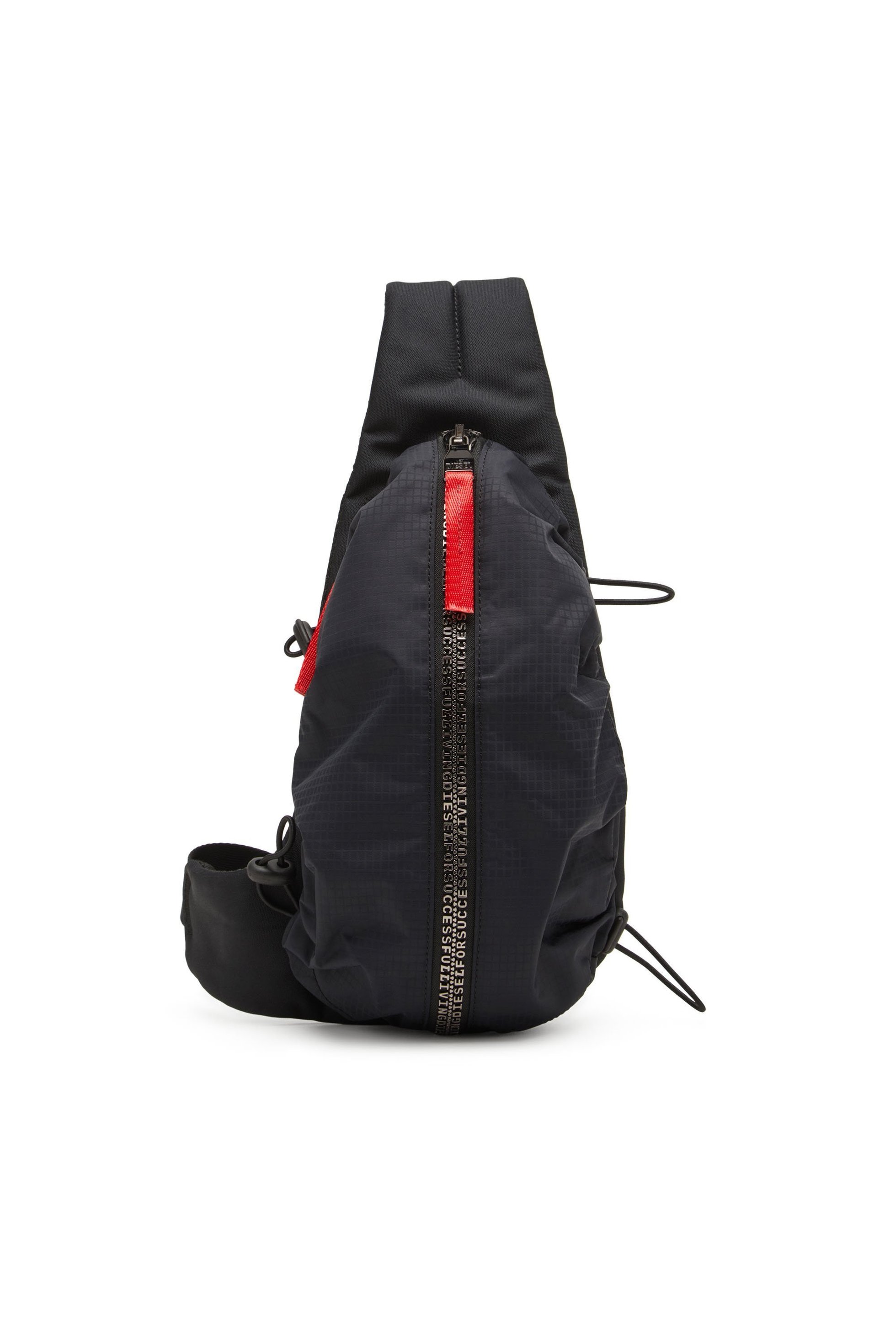 【ディーゼル/DIESEL / MEN】のメンズ ボディーバッグ インテリア・キッズ・メンズ・レディースファッション・服の通販 founy(ファニー) 　ファッション　Fashion　メンズファッション　Men's Style Online　バッグ　Bag/Men　ドローストリング　Drawstring　メッシュ　Mesh　メンズ　Mens　軽量　Lightweight　ブラック|ID: prp329100004554890 ipo3291000000032627559