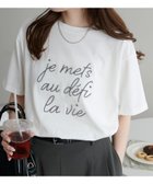 【ディスコート/Discoat】の【WEB限定】モール刺繍ロゴTシャツ ホワイトその他1|ID: prp329100004554894 ipo3291000000033107046