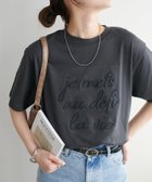 【ディスコート/Discoat】の【WEB限定】モール刺繍ロゴTシャツ チャコールグレー|ID: prp329100004554894 ipo3291000000033107047