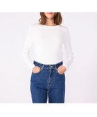 【プチバトー/PETIT BATEAU】のクルーネック長袖Tシャツ 人気、トレンドファッション・服の通販 founy(ファニー) ファッション Fashion レディースファッション Fashion for Women トップス・カットソー Cut & Sew Tops シャツ・ブラウス・オフィスカジュアル Elegant Blouses & Button-Ups ロングTシャツ・Tシャツ Longline T-Shirts & Tees おすすめ Recommended / Our Picks シンプル Simple, Minimal フィット Fit, Slim Fit 長袖 Long Sleeve, Full Sleeve thumbnail ホワイト|ID: prp329100004554936 ipo3291000000034362732