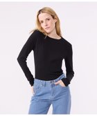【プチバトー/PETIT BATEAU】のクルーネック長袖Tシャツ 人気、トレンドファッション・服の通販 founy(ファニー) ファッション Fashion レディースファッション Fashion for Women トップス・カットソー Cut & Sew Tops シャツ・ブラウス・オフィスカジュアル Elegant Blouses & Button-Ups ロングTシャツ・Tシャツ Longline T-Shirts & Tees おすすめ Recommended / Our Picks シンプル Simple, Minimal フィット Fit, Slim Fit 長袖 Long Sleeve, Full Sleeve thumbnail ブラック|ID: prp329100004554936 ipo3291000000034362734