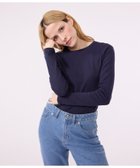 【プチバトー/PETIT BATEAU】のクルーネック長袖Tシャツ 人気、トレンドファッション・服の通販 founy(ファニー) ファッション Fashion レディースファッション Fashion for Women トップス・カットソー Cut & Sew Tops シャツ・ブラウス・オフィスカジュアル Elegant Blouses & Button-Ups ロングTシャツ・Tシャツ Longline T-Shirts & Tees おすすめ Recommended / Our Picks シンプル Simple, Minimal フィット Fit, Slim Fit 長袖 Long Sleeve, Full Sleeve thumbnail ネイビー|ID: prp329100004554936 ipo3291000000034362736