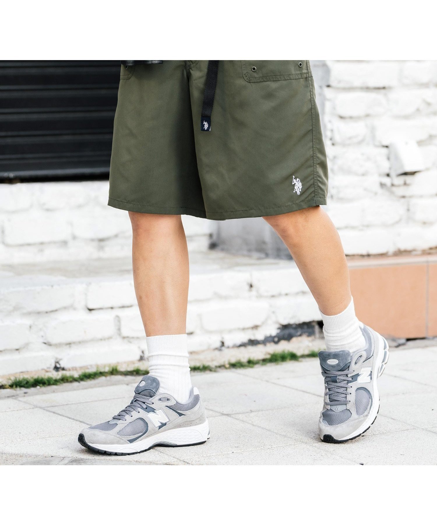 【ロッキーモンロー/Rocky Monroe】のU.S. POLO ASSN. 別注コラボ水陸両用クライミングショートパンツ インテリア・キッズ・メンズ・レディースファッション・服の通販 founy(ファニー) 　ファッション　Fashion　レディースファッション　WOMEN　パンツ　Pants　ハーフ / ショートパンツ　Short Pants　アウトドア　Outdoor　コラボ　Collaboration　コンパクト　Compact　シンプル　Simple　スマホ　Smartphone　フロント　Front　ブロック　Block　ポケット　Pocket　別注　Special Order　メッシュ　Mesh　楽ちん　Easy　ワンポイント　One Point　再入荷　Restock/Back In Stock/Re Arrival　夏　Summer　カーキ|ID: prp329100004554956 ipo3291000000032193188