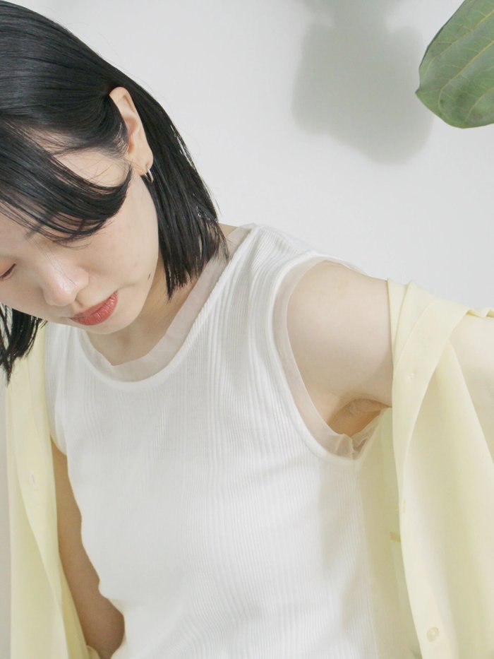 【サマンサモスモス/Samansa Mos2】のチュール付リブタンク インテリア・キッズ・メンズ・レディースファッション・服の通販 founy(ファニー) https://founy.com/ ファッション Fashion レディースファッション Fashion for Women インナー Innerwear シンプル Simple, Minimal チュール Tulip, Tulip Motif フィット Fit, Slim Fit |ID: prp329100004554957 ipo3291000000033501701