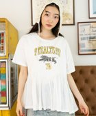 【ニコアンド/niko and】のフレアヘムプリントTシャツ 人気、トレンドファッション・服の通販 founy(ファニー) ファッション Fashion レディースファッション Ladies' Fashion Online トップス・カットソー Tops/Tshirt シャツ/ブラウス Shirts/Blouses ロング / Tシャツ T-Shirts おすすめ Recommend カーゴパンツ Cargo Pants デニム Denim バランス Balance フレア Flare プリント Print ミックス Mix 夏 Summer 春 Spring S/S・春夏 Ss・Spring/Summer thumbnail オフ11|ID: prp329100004554965 ipo3291000000032700025
