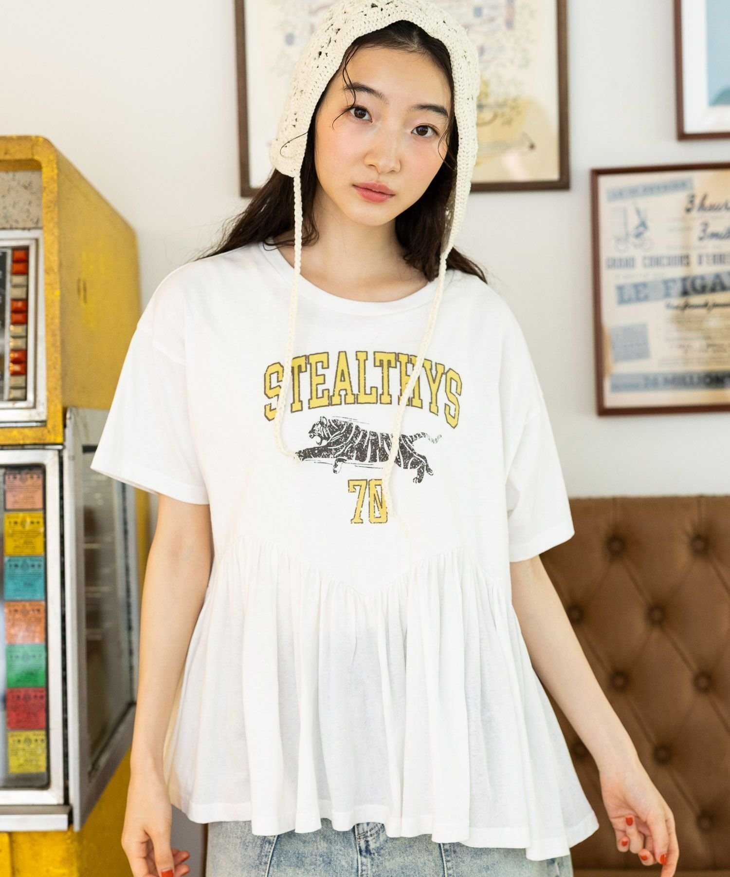 【ニコアンド/niko and】のフレアヘムプリントTシャツ インテリア・キッズ・メンズ・レディースファッション・服の通販 founy(ファニー) 　ファッション　Fashion　レディースファッション　Ladies' Fashion Online　トップス・カットソー　Tops/Tshirt　シャツ/ブラウス　Shirts/Blouses　ロング / Tシャツ　T-Shirts　おすすめ　Recommend　カーゴパンツ　Cargo Pants　デニム　Denim　バランス　Balance　フレア　Flare　プリント　Print　ミックス　Mix　夏　Summer　春　Spring　S/S・春夏　Ss・Spring/Summer　オフ11|ID: prp329100004554965 ipo3291000000032700025