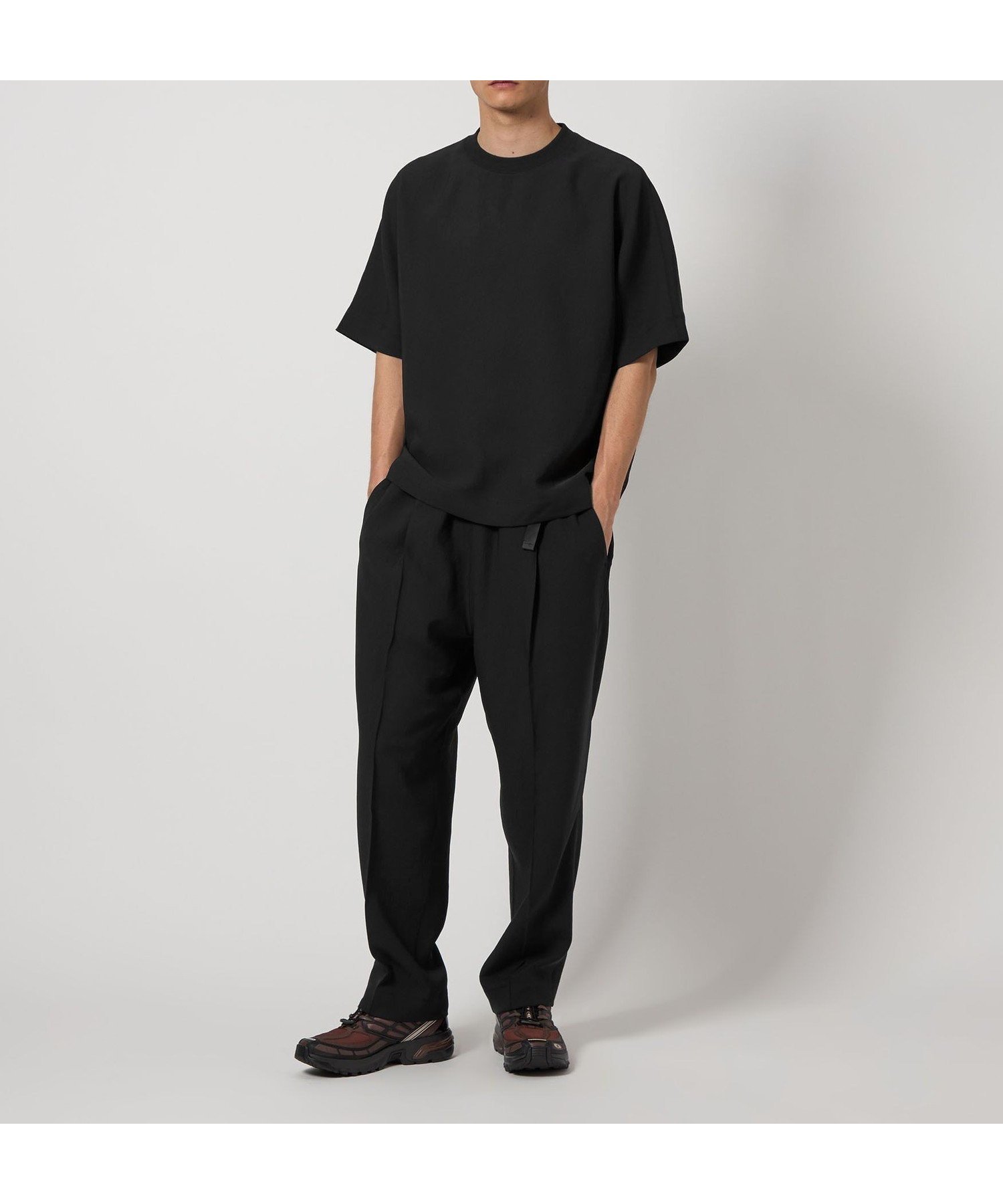 【ユナイテッドアローズ/UNITED ARROWS / MEN】のD.O UNITED ARROWS BY DAISUKE OBANA I BELT CR 1P PANTS/パンツ インテリア・キッズ・メンズ・レディースファッション・服の通販 founy(ファニー) 　ファッション　Fashion　メンズファッション　Men's Style Online　ボトムス　Bottoms/Men　エレガント 上品　Elegant　コレクション　Collection　ジャケット　Jacket　スラックス　Slacks　セットアップ　Set Up　定番　Standard　プリーツ　Pleats　ポケット　Pocket　ポロシャツ　Polo Shirt　ルーズ　Loose　おすすめ　Recommend　BLACK|ID: prp329100004554966 ipo3291000000032691385
