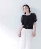【ナチュラル ビューティー ベーシック/NATURAL BEAUTY BASIC】のバイカラーオーガンスリーブカーディガン 人気、トレンドファッション・服の通販 founy(ファニー) ファッション Fashion レディースファッション WOMEN トップス・カットソー Tops/Tshirt カーディガン Cardigans おすすめ Recommend オーガンジー Organdy カーディガン Cardigan クロップド Cropped スリーブ Sleeve トレンド Trend thumbnail クロ×オフ2|ID: prp329100004554967 ipo3291000000032252107