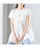 【シップス フォー ウィメン/SHIPS】の手洗い可能 ジャージ コンビ ティアード ブラウス オフホワイト|ID: prp329100004554977 ipo3291000000032283960