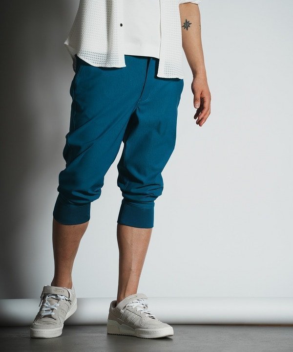 【メンズビギトーキョー/Men's Bigi / MEN】のハイパーストレッチ クロップド イージージョガーパンツ インテリア・キッズ・メンズ・レディースファッション・服の通販 founy(ファニー) 　ファッション　Fashion　メンズファッション　Men's Style Online　ボトムス　Bottoms/Men　クロップド　Cropped　シンプル　Simple　スポーツ　Sports　デニム　Denim　ミリタリー　Military　リアル　Real　ワーク　Work　ダークブルー|ID: prp329100004555006 ipo3291000000032673182