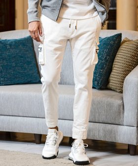 【シフォン/SHIFFON / MEN】の1PIU1UGUALE3 RELAX ジョグカーゴパンツ 人気、トレンドファッション・服の通販 founy(ファニー) ファッション Fashion メンズファッション Fashion for Men ボトムス Bottoms シャーリング Shirring, Ruched ジップ Zip, Zipper ジャケット Jacket, Outerwear スタイリッシュ Stylish, Fashionable スリム Slim, Slim Fit デニム Denim, Jeans Material ポケット Pocket, Pocket Detail ミリタリー Military, Army Style リラックス Relax, Relaxed Fit エレガント 上品 Elegant |ID:prp329100004555029