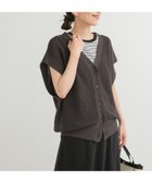 【アーバンリサーチ ドアーズ/URBAN RESEARCH DOORS】のリネンライクVネックベスト 人気、トレンドファッション・服の通販 founy(ファニー) ファッション Fashion レディースファッション WOMEN アウター Coat Outerwear トップス・カットソー Tops/Tshirt ベスト/ジレ Gilets/Vests Vネック V-Neck 2025年 2025 2025春夏・S/S Ss,Spring/Summer,2025 インナー Inner カットソー Cut And Sew キャミソール Camisole シンプル Simple タンク Tank ベスト Vest ロング Long 夏 Summer 春 Spring S/S・春夏 Ss・Spring/Summer 長袖 Long Sleeve thumbnail CHARCOAL|ID: prp329100004555097 ipo3291000000032394741