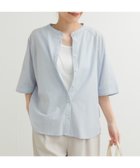 【アーバンリサーチ ドアーズ/URBAN RESEARCH DOORS】のバンドカラーラグランブラウス 人気、トレンドファッション・服の通販 founy(ファニー) ファッション Fashion レディースファッション Ladies' Fashion Online トップス・カットソー Tops/Tshirt シャツ/ブラウス Shirts/Blouses 2025年 2025 2025春夏・S/S Ss,Spring/Summer,2025 ギャザー Gather シンプル Simple スリーブ Sleeve ヨーク Yoke 夏 Summer S/S・春夏 Ss・Spring/Summer thumbnail BLUE|ID: prp329100004555100 ipo3291000000032626997
